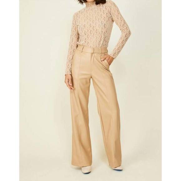 NEW LINE AND DOT carmela pant in tan - Picture 1 of 4